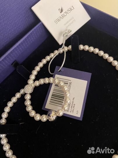 Swarovski серьги и колье (оригинал )
