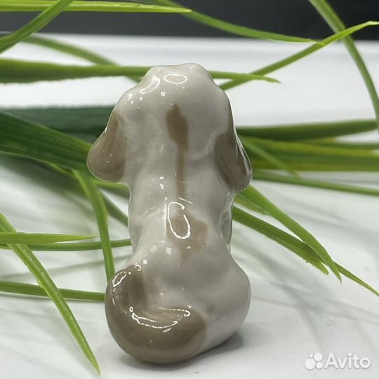 Фарфоровая статуэтка лфз Болонка СССР (сзр)