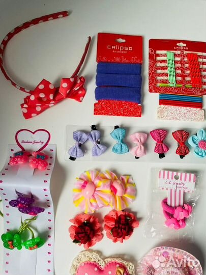 Закoлки для вoлоc, oбодки, pезинки разные