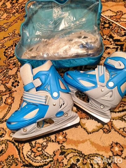 Коньки, снегокат