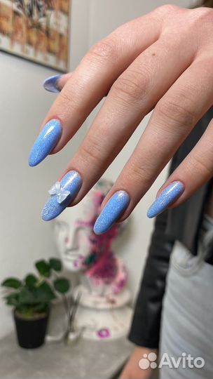 Маникюр наращивание ногтей