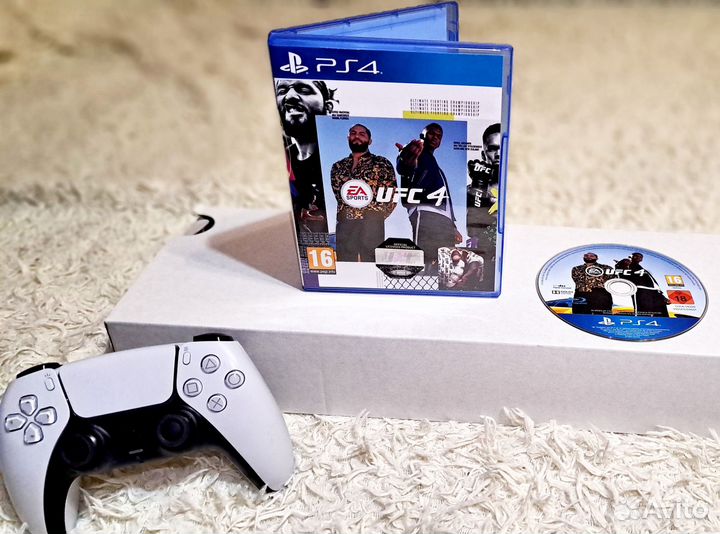 Диск UFC 4 для игры в ps4/ps5