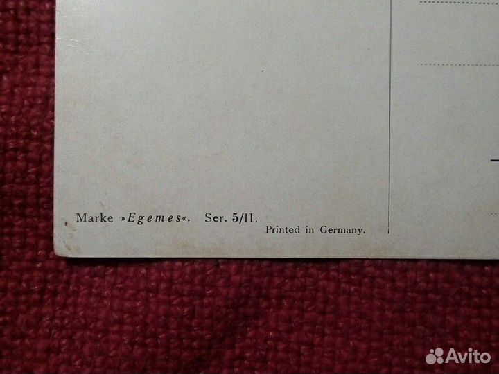 Открытка Германия до 1917 г (дичь)