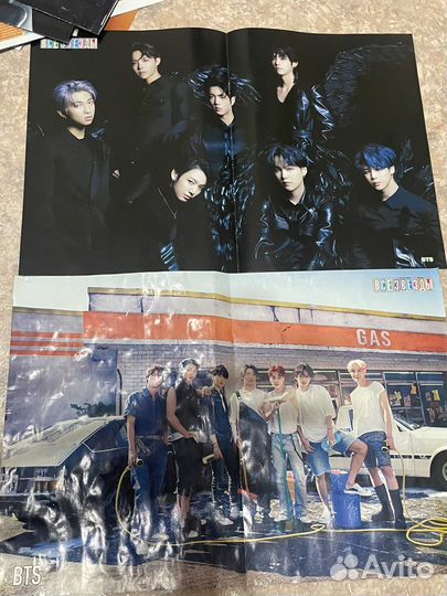 Плакаты из журналов все звезды BTS