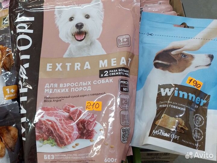 Корм для кошек и собак мираторг