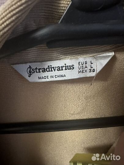 Вельветовая рубашка stradivarius