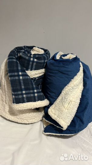 Шерповое покрывало с вельветом 152 x 127 см