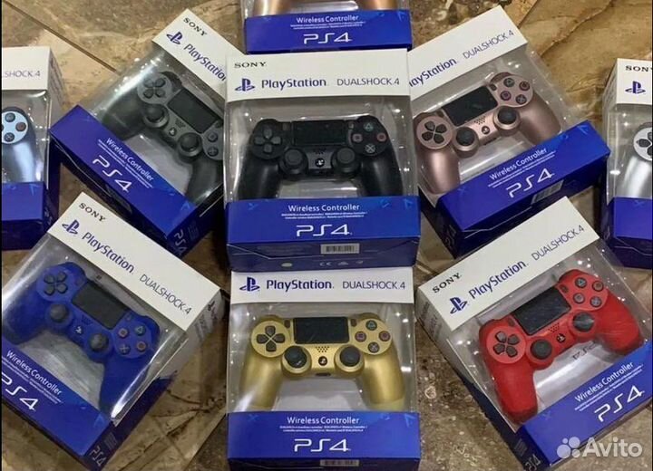 Джойстик ps4 беспроводной version 2 (в коробке)