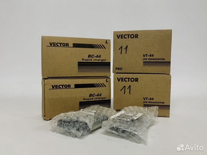 Новые рации vector VT-44 Pro (полный комплект)