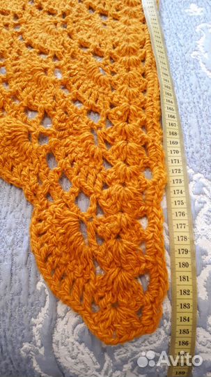 Шаль вязаная крючком