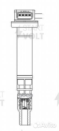 Катушка зажигания Toyota Land Cruiser (J12) (02