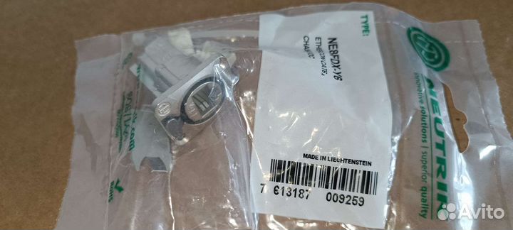 Панельный ethercon разъёмы Neutrik NE8FDX-Y6