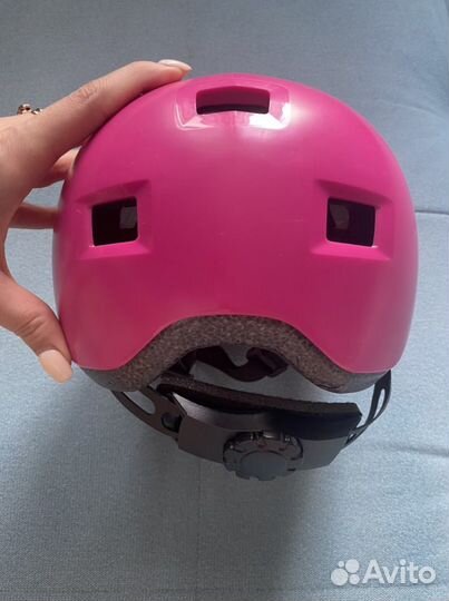 Шлем новый Oxelo b100 розовый, 47-52 см
