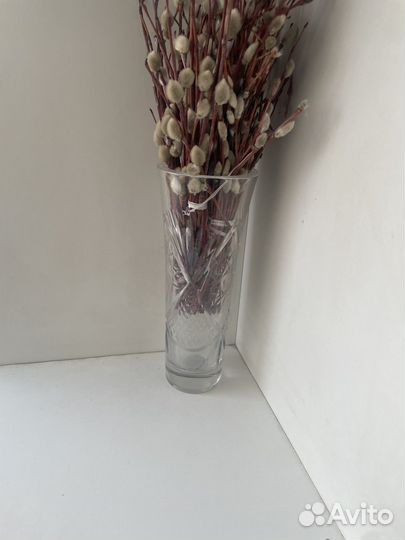 Ваза хрустальная