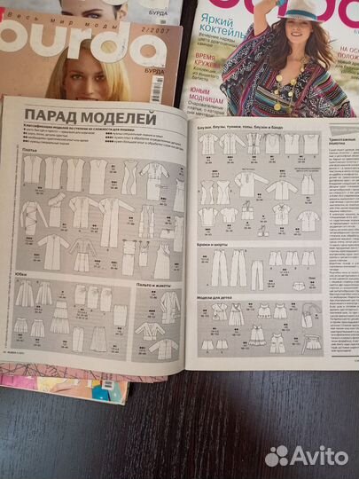 Журнал кройки и шитья Бурда выкройки