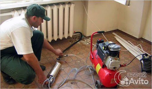 Промывка опрессовка систем отопления