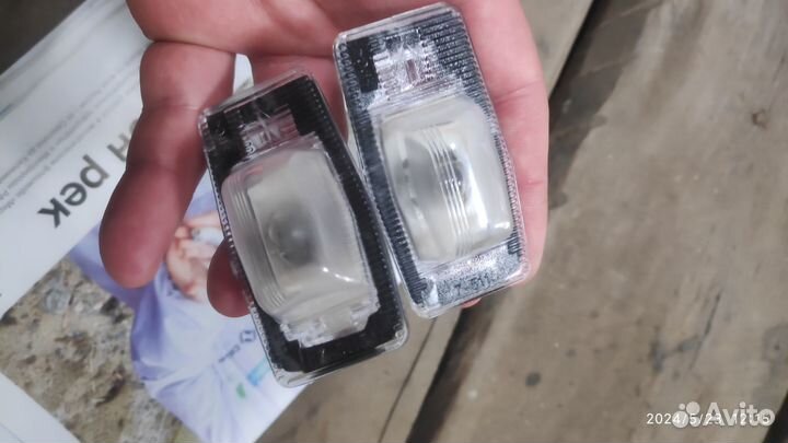 Пара Фонари подсветка номерного знака Мазда