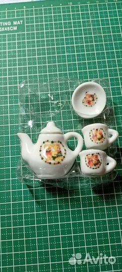 Аксессуары для кукол Барби,посуда в кукольный дом