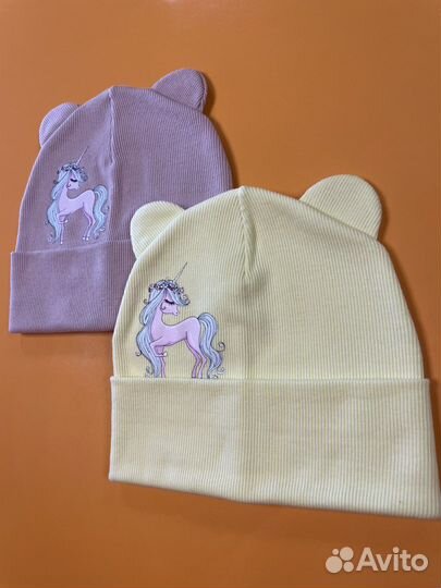 Шапка для девочек 1-2 и 3-4 года