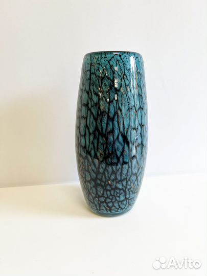 Ваза стеклянная цветная