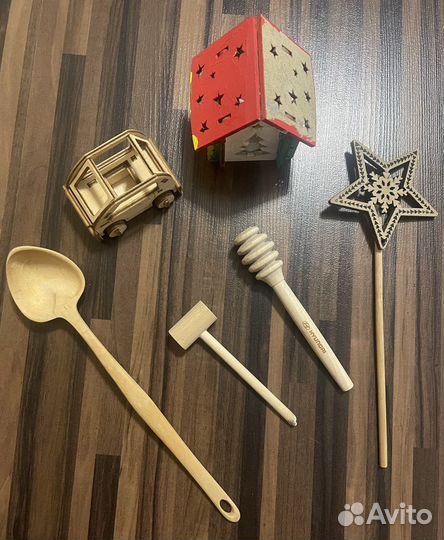 Деревянные вещи пакетом