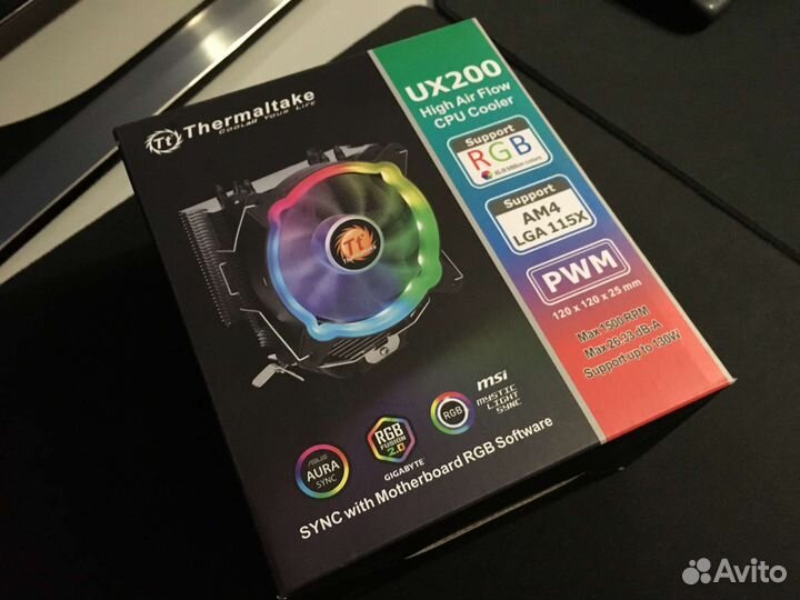 Кулер для процессора Thermaltake UX200 argb Новый