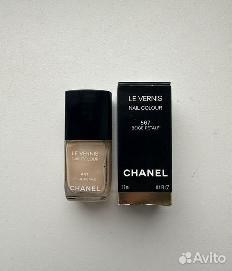 Chanel лак для ногтей 567 beige petale