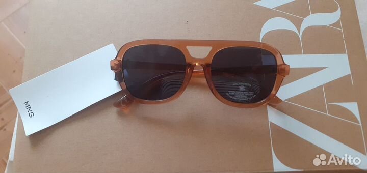 Очки авиатор mango