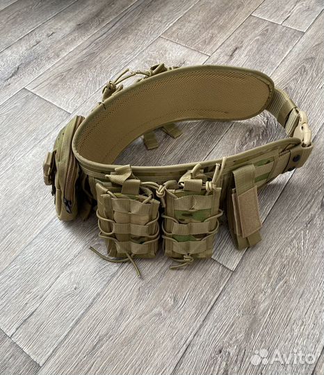 Тактический пояс с подсумками.Пояс плитник ремень