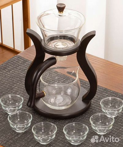 Чайник заварочный стеклянный магнитный