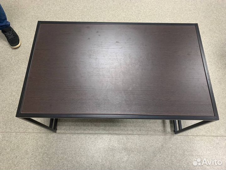 Письменный стол лофт. Столешница венге