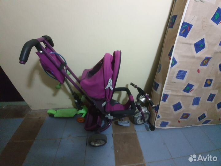 Детский трехколесный велосипед бу