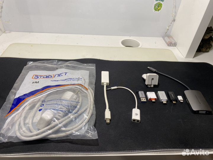Адаптер 2 шт для MacBook USB Type C на hdmi и VGA