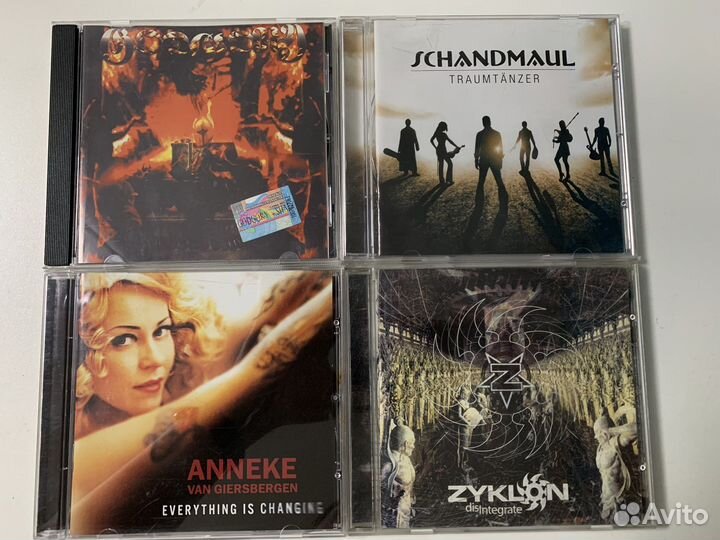 Cd диски музыка metal(металл), рок