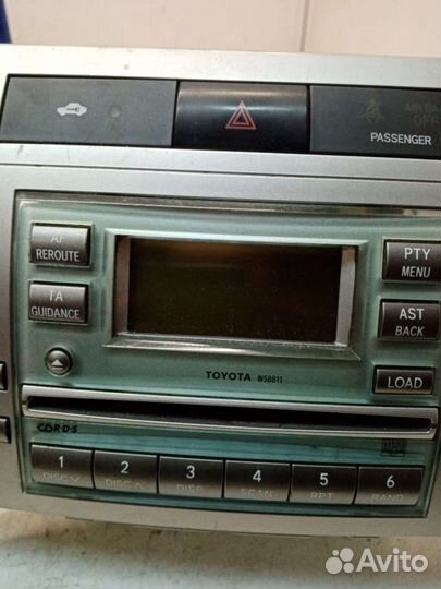 Магнитола (аудио система) Toyota Corolla verso 2