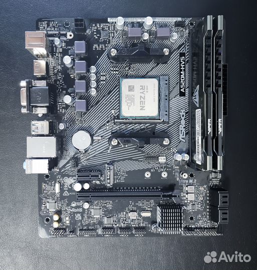 Комплект Ryzen 5 3600 + A520m + 32Gb 3200