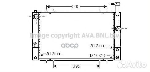 Радиатор системы охлаждения toyota: prius накло