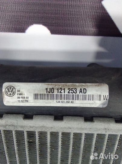 Радиатор основной Skoda Octavia I рестайлинг (2000