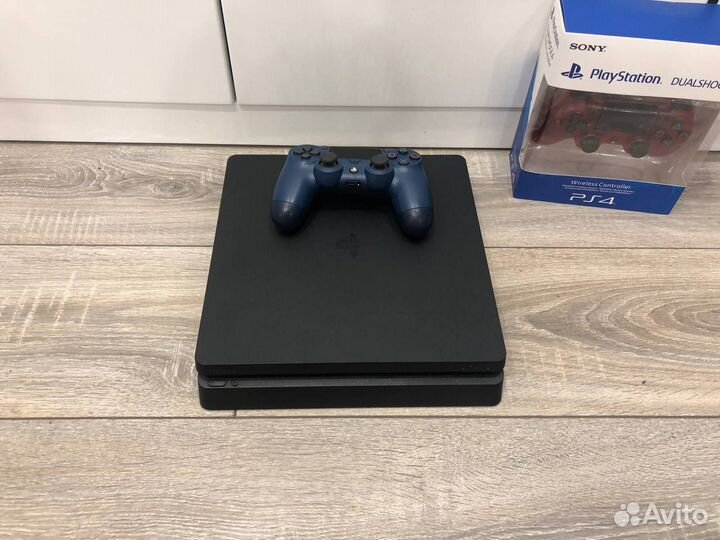 Sony ps 4 slim 1Tb + игры