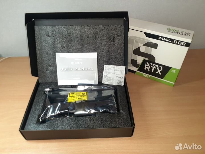 Новая rtx 3050 3 года гарантии