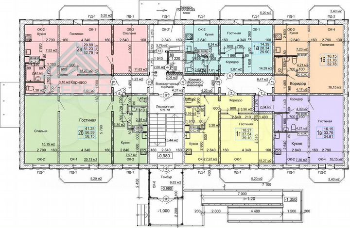 1-к. квартира, 32,8 м², 2/5 эт.