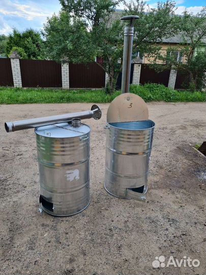 Бочка для сжигания мусора 200л