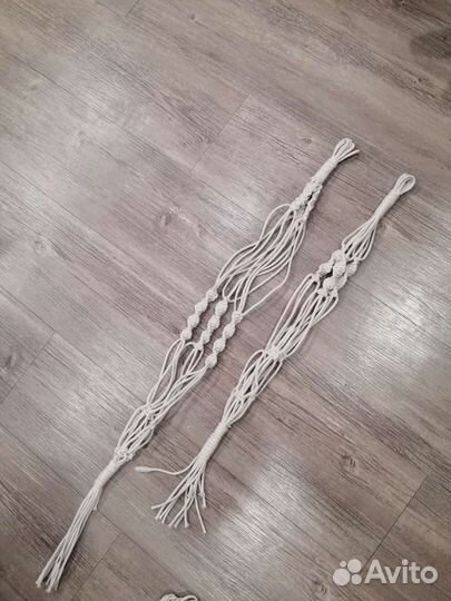 Подвес для цветов, макраме