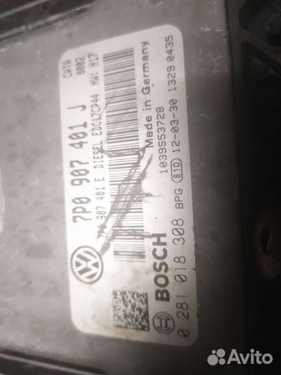 Эбу двигателя Touareg NF cata casa 3.0 дизель