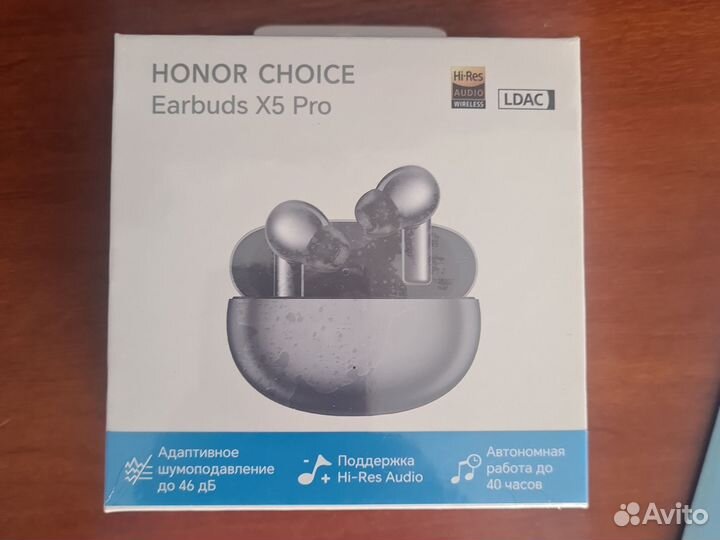 Наушники TWS Honor Choice Earbuds X5 Pro серый