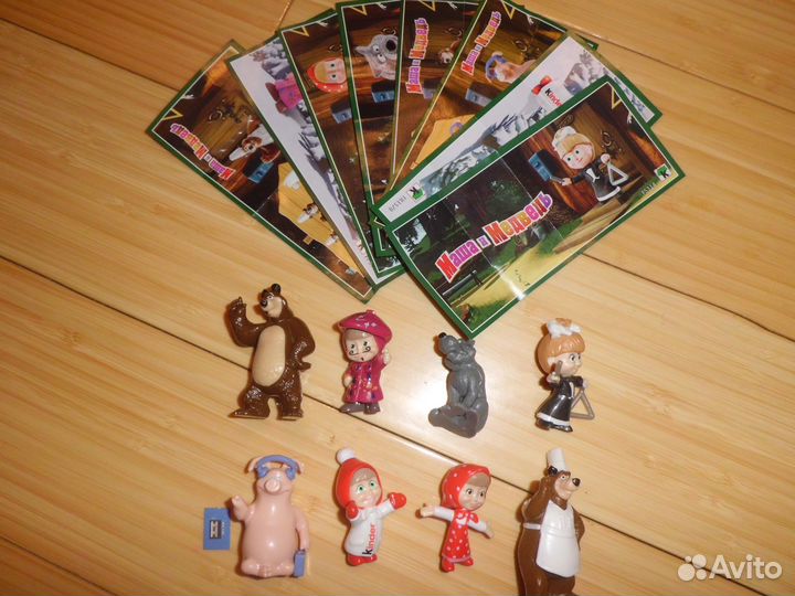 Серия Маша и медведь. Киндер. 4 разные серии