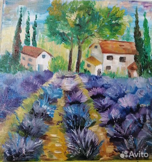 Картина маслом на холсте пейзаж
