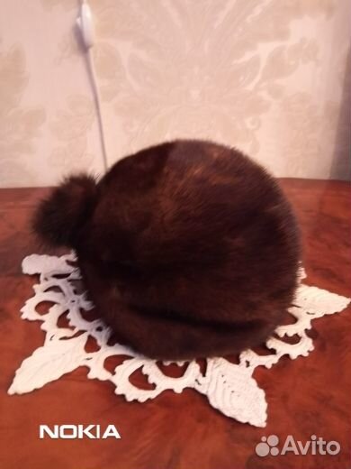 Шапка норковая женская