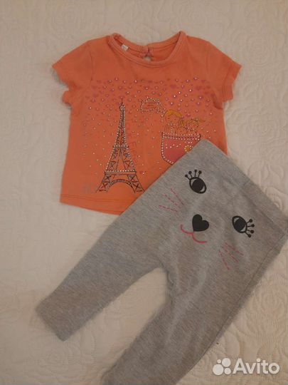 Детские вещи пакетом для девочки 68