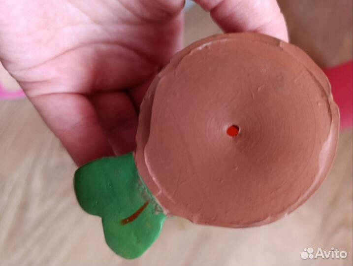 Кукла русалка СССР ГДР ари зеленая 15 см